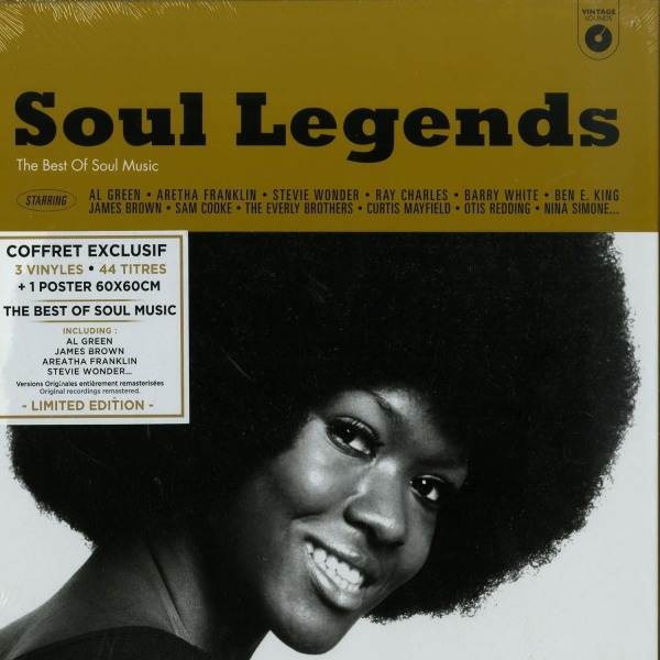 Various - SOUL LEGENDS (3LP, POSTER)