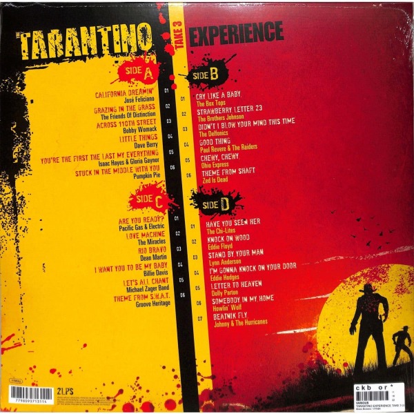 Various - TARANTINO EXPERIENCE TAKE 3 (Back)