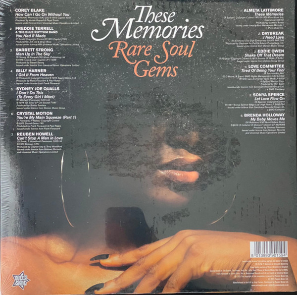 Various - These Memories / Rare Soul Gems... (Back)