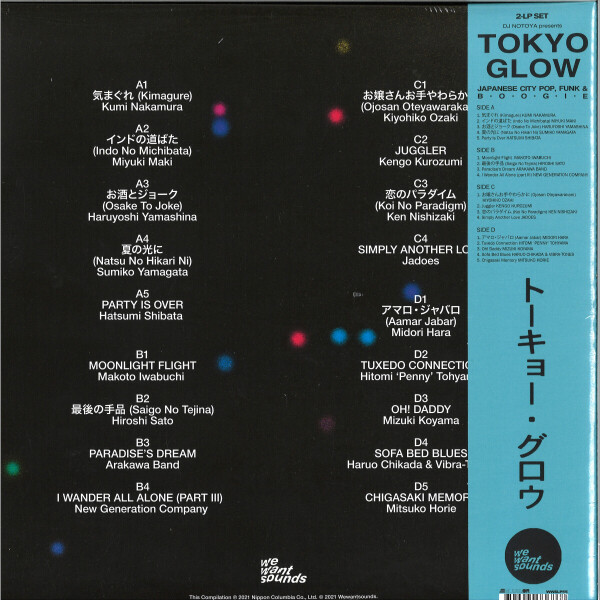 Various - Tokyo Glow (Back)
