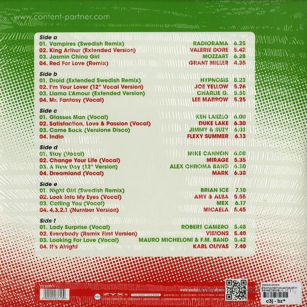Various - ZYX Italo Disco Collection (Back)