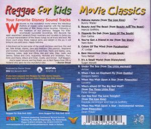 Various/Reggae - Reggae For Kids:Movie C. (Back)