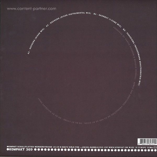 Vermont - II Remixes (Back)