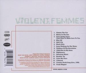 Violent Femmes - Permanent Record-Very Best Of (Back)
