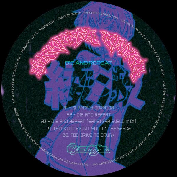 Wachita China - D1E AND REPEAT (incl. Sansibar Remix) (Back)