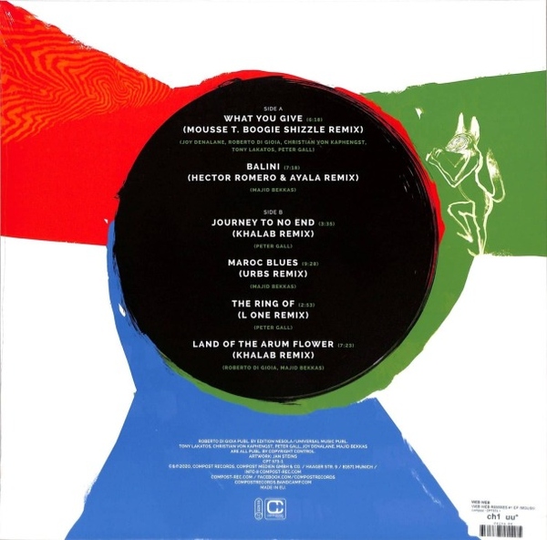 Web Web - Remixes #1 EP (MOUSSE T. / HECTOR ROMERO) (Back)