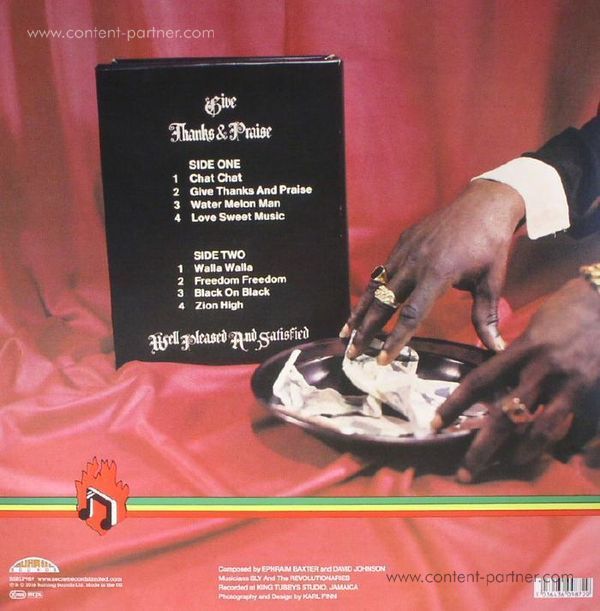 Well Pleased And Satisfied - Give Thanks And Praise (180 Gram) (Back)