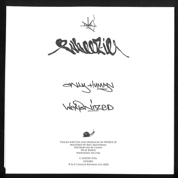 Wheez-ie - ONLY HUMAN / WEAPONIZED (Back)