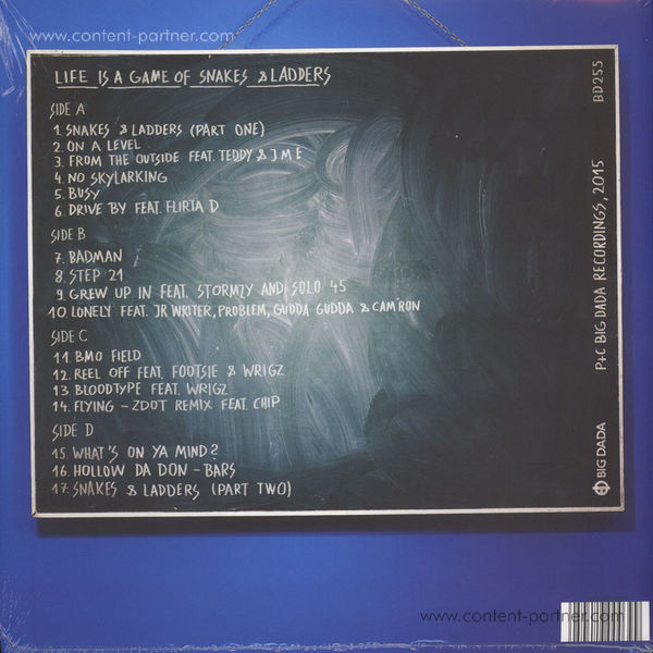 Wiley - Snakes & Ladders (2LP + MP3) (Back)