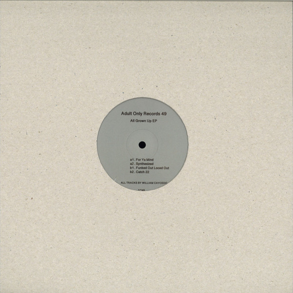 William Caycedo - All Grown Up EP (Back)