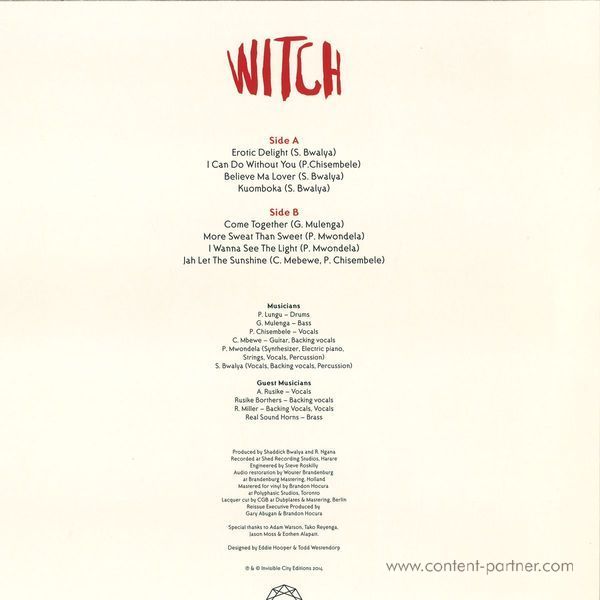Witch - Kuomboka (Back)