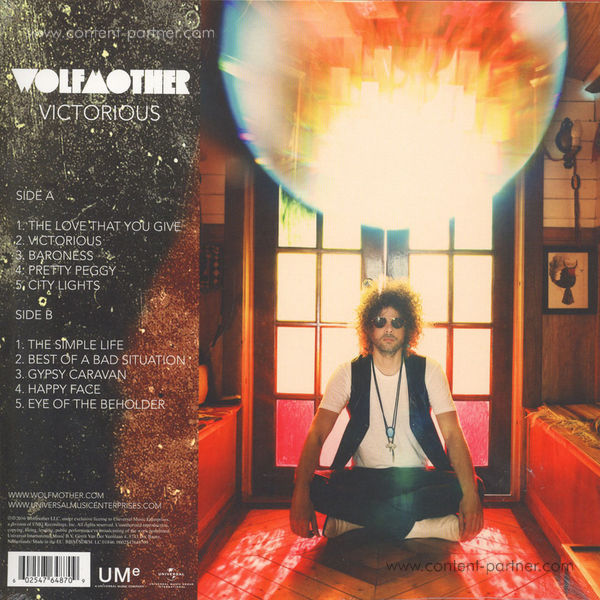 Wolfmother - Victorious (LP) (Back)