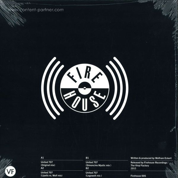 Wolfram - United 707 (incl. Simoncino & Legowelt) (Back)