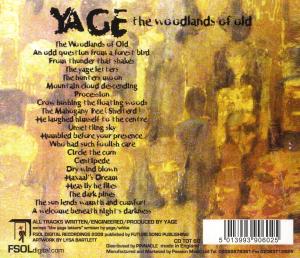 Yage - The Woodlands Of Old (Back)