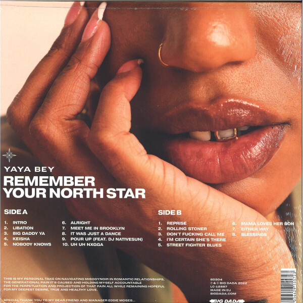 Yaya Bey - Remember Your North Star (Blue LP+MP3) (Back)