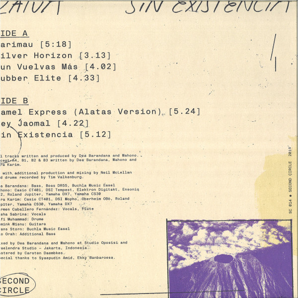 ZATUA - SIN EXISTENCIA (Back)