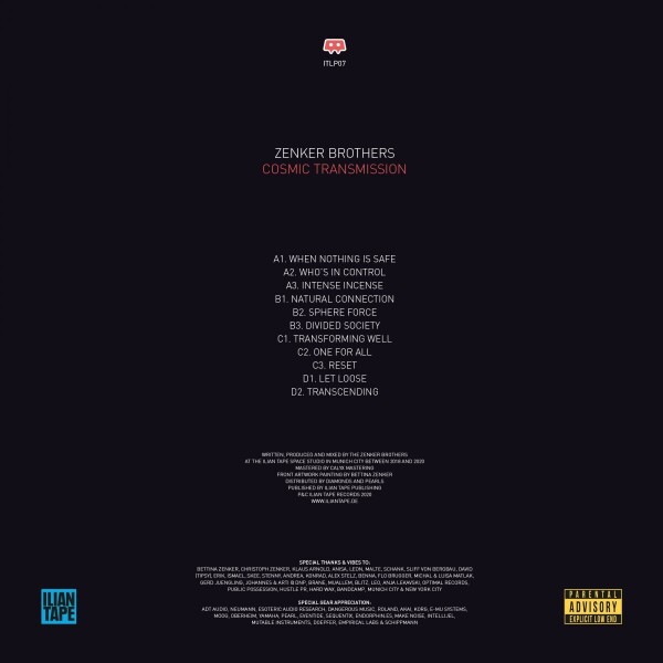 Zenker Brothers - Cosmic Transmission (Back)