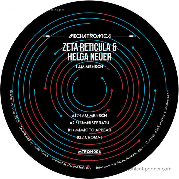 Zeta Reticula & Helga Neuer - I Am Mensch (Back)