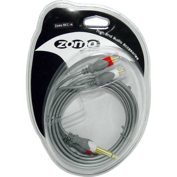 Zomo Kabel MKC-15 - 2 x Klinke - 2 x Cinch 1,5 meter