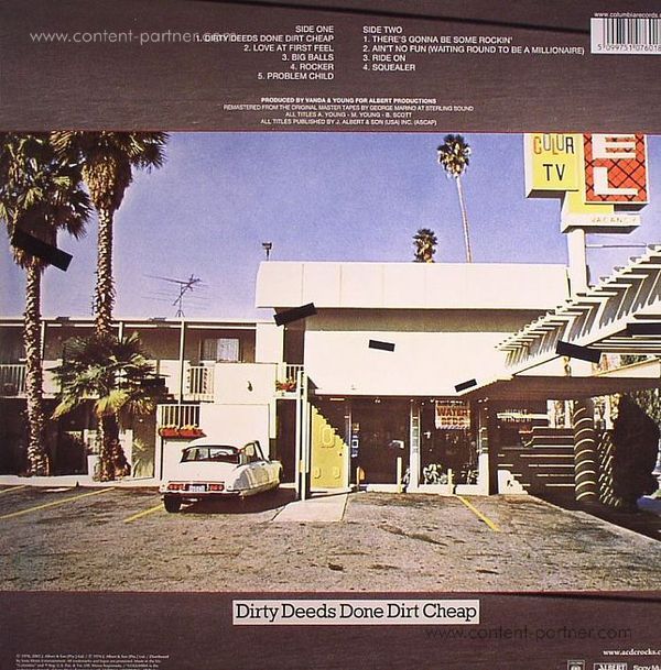 ac/dc - dirty deeds done dirt cheap (Back)