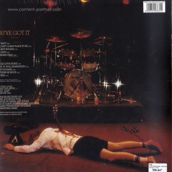 ac/dc - if you want blood you've got it (Back)