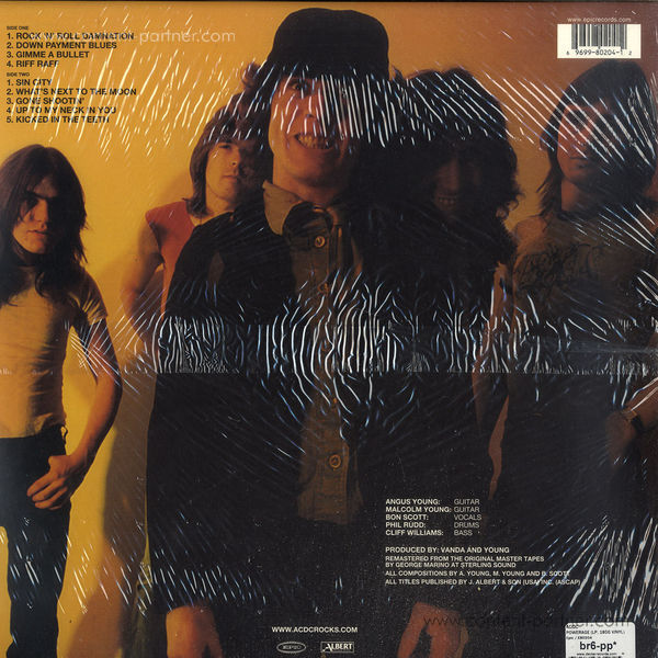 ac/dc - powerage (Back)