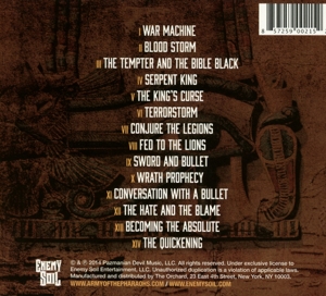 army of the pharaohs - heavy lies the crown (Back)