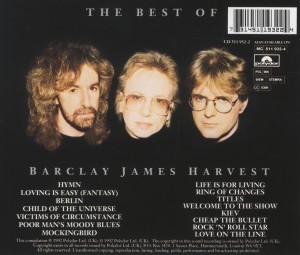 barclay james harvest - the best of barclay james harvest (Back)