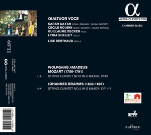 berthaud,l./quatuor voce - streichquintette (Back)