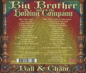big brother and the holding company - ball & chain (Back)