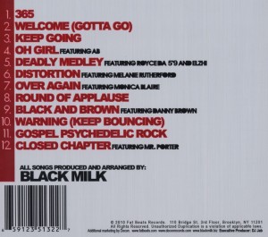 black milk - album of the year (Back)
