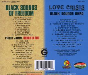 black uhuru - black sounds of freedom (deluxe edition) (Back)