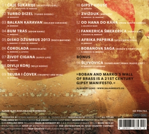 boban & marko markovic orchestra - gipsy manifesto (Back)