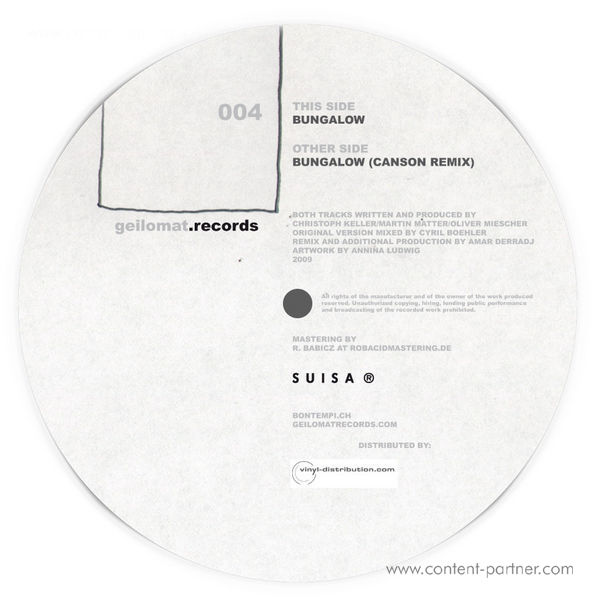 bontempi - bungalow ep (canson rmx)