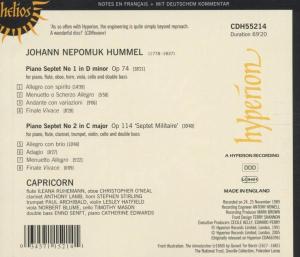 capricorn - septette op.74 & 114 (Back)