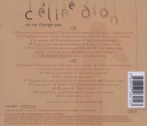 celine dion - on ne change pas (Back)