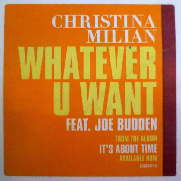 christina milian feat. joe budden - whatever u want (Back)