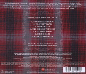 creedence clearwater revival - performance (Back)