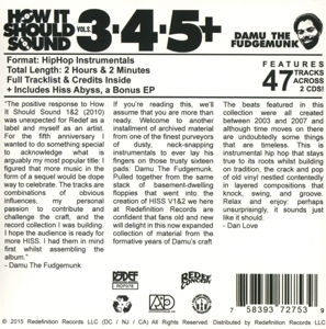 damu the fudgemunk - how it should sound vol.3,4,5+hiss abyss (Back)