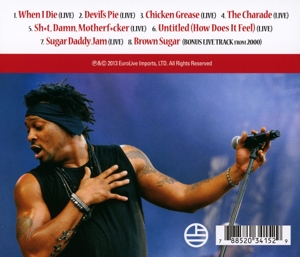 d'angelo - made in america festival (2012) (Back)