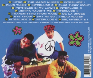 de la soul - live in philadelphia 1989 (Back)