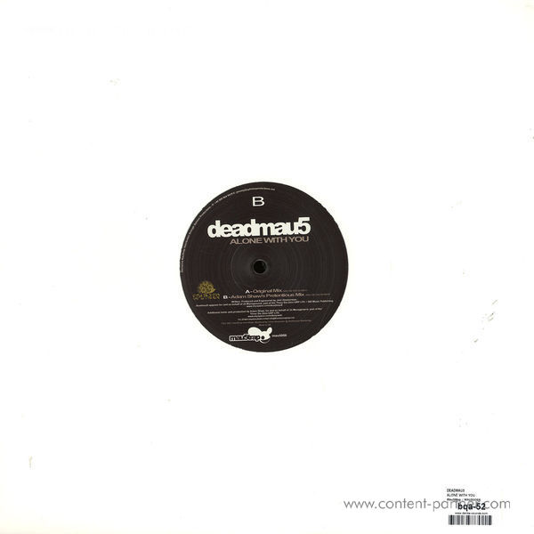 deadmau5 - alone with you (repressed) (Back)