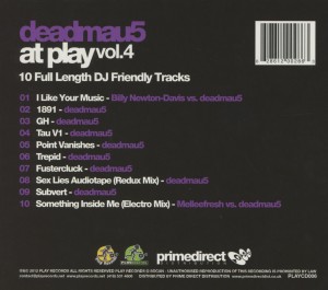 deadmau5 - at play vol.4 (Back)