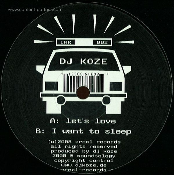 dj koze - lets love FRESHLY RE-PRESSED (Back)