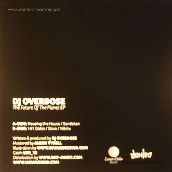 dj overdose - The Future Of The Planet EP (Back)