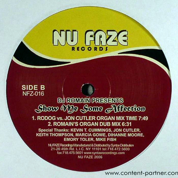 dj romain ft. dihanne moore - give me some affection (Back)
