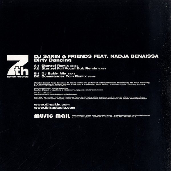 dj sakin & friends - dirty dancing (Back)