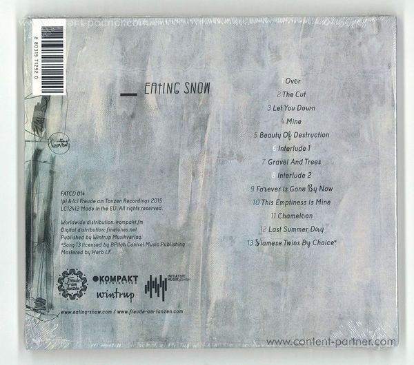 eating snow - eating snow (Back)