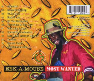 eek-a-mouse - most wanted (Back)