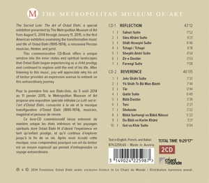elahi,ostad - the sacred lute: the art of ostad elahi (Back)